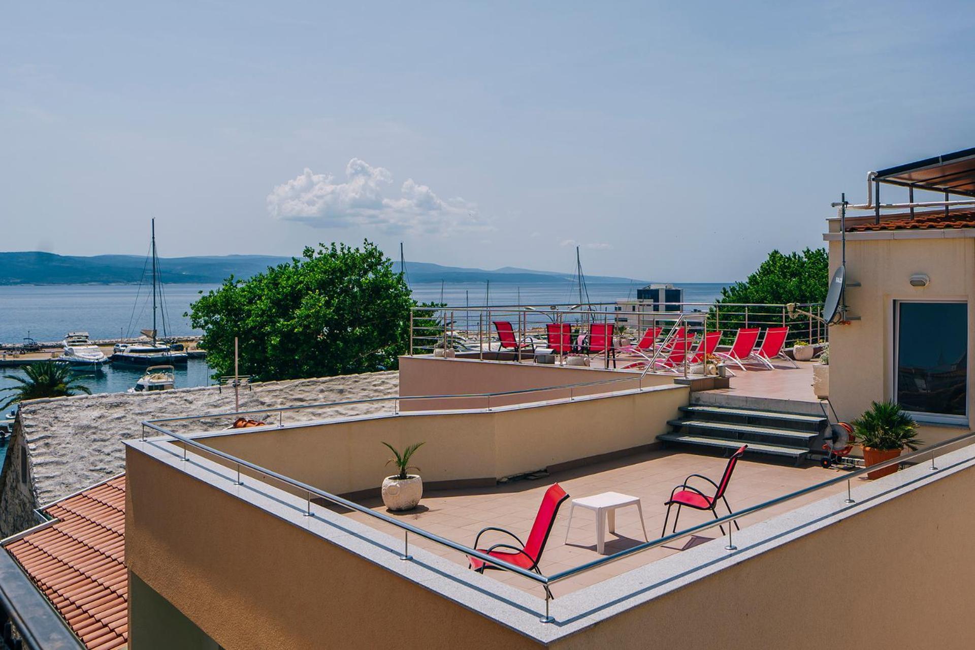 Apartament Luxur Centar With Sea View Terrace Baška Voda Zewnętrze zdjęcie